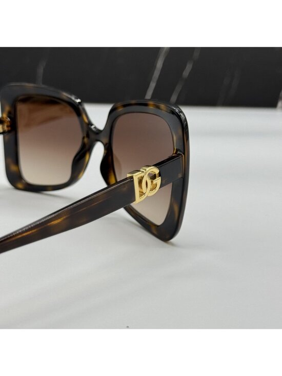 Dolce&Gabbana DG6193U 502/13 Havana Brown Butterfly Sunglasses Authentic NEW